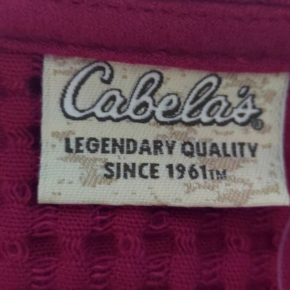 NWT Cabela's Raspberry Waffle Jacket - Picture 7 of 13